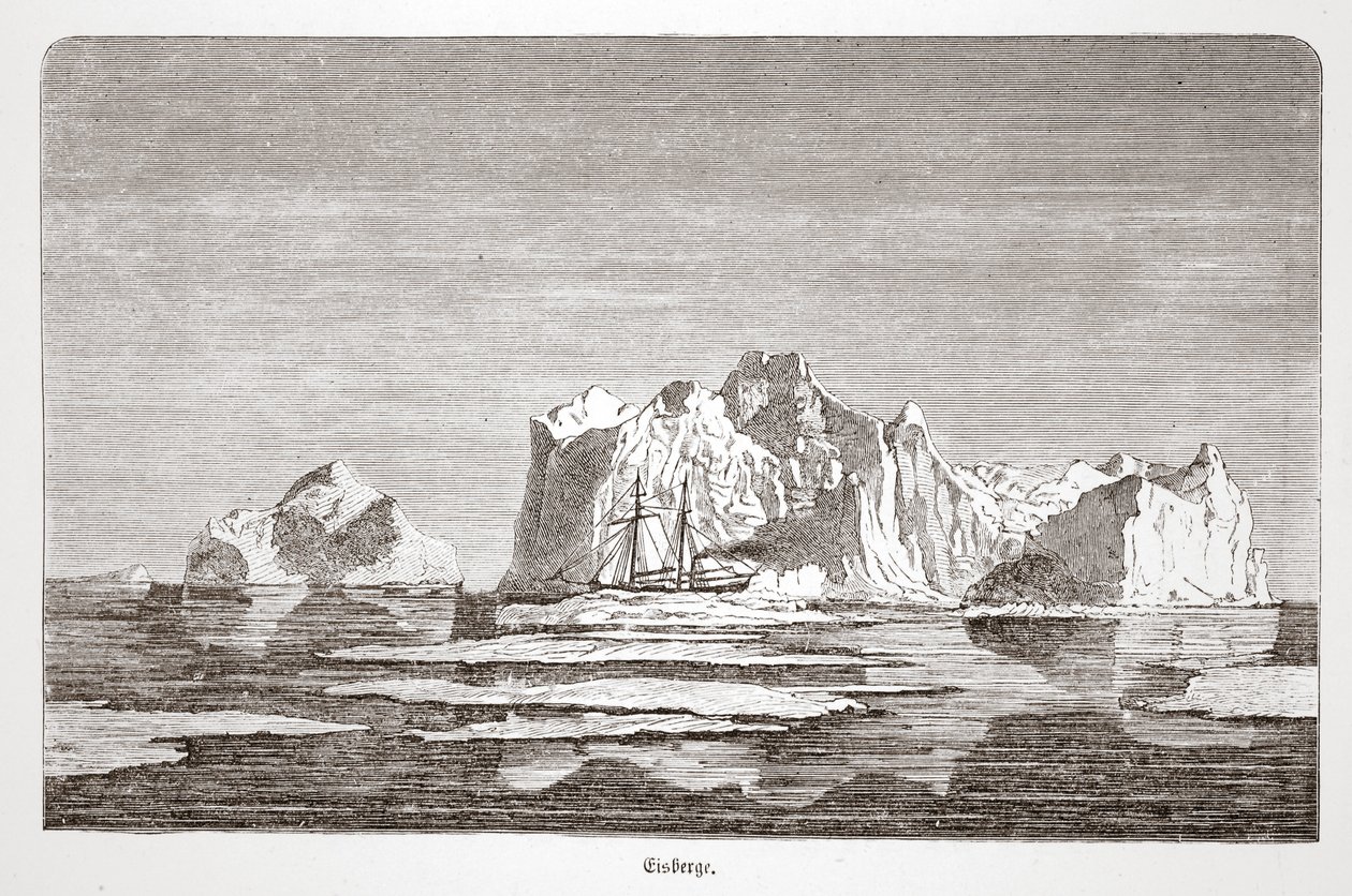 Ledovce s Tegetthoffem, 1876 od Austrian School