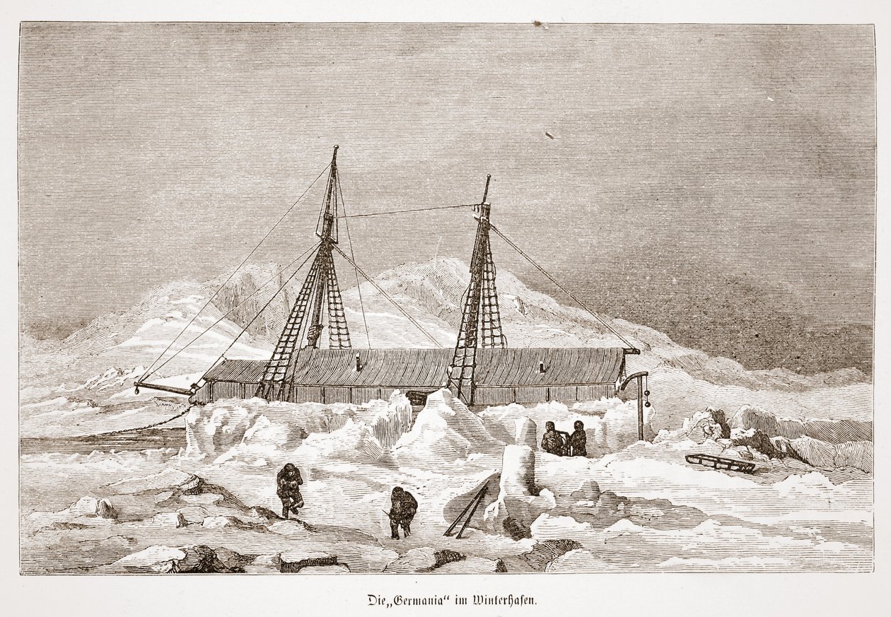 Germania oblečená na zimu, 1876 od Austrian School