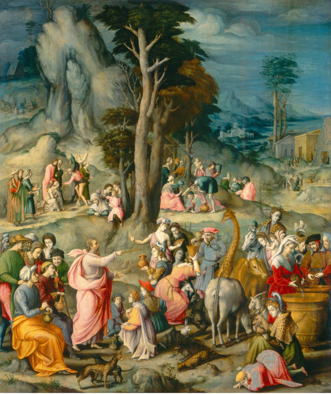 The Gathering of Manna, 15401555. od Bacchiacca