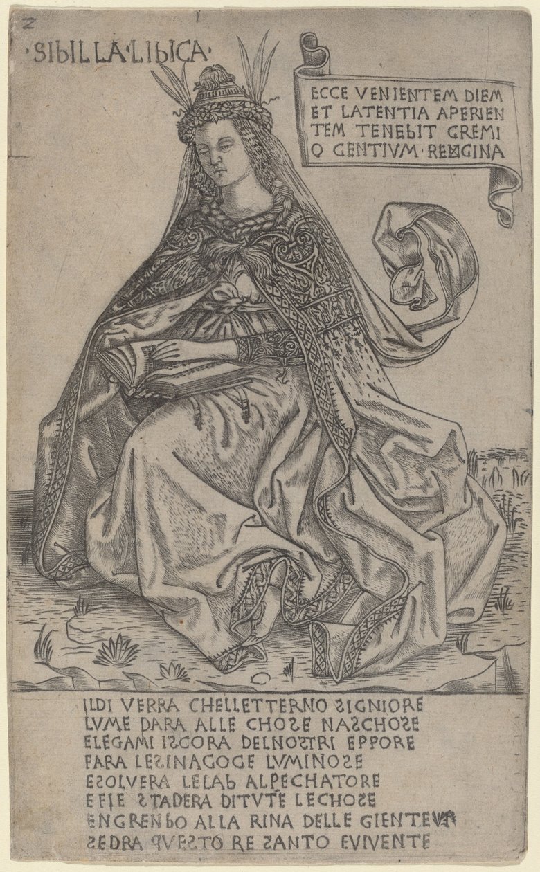 Libyjská Sibyla, c. 14701480. od Baccio Baldini