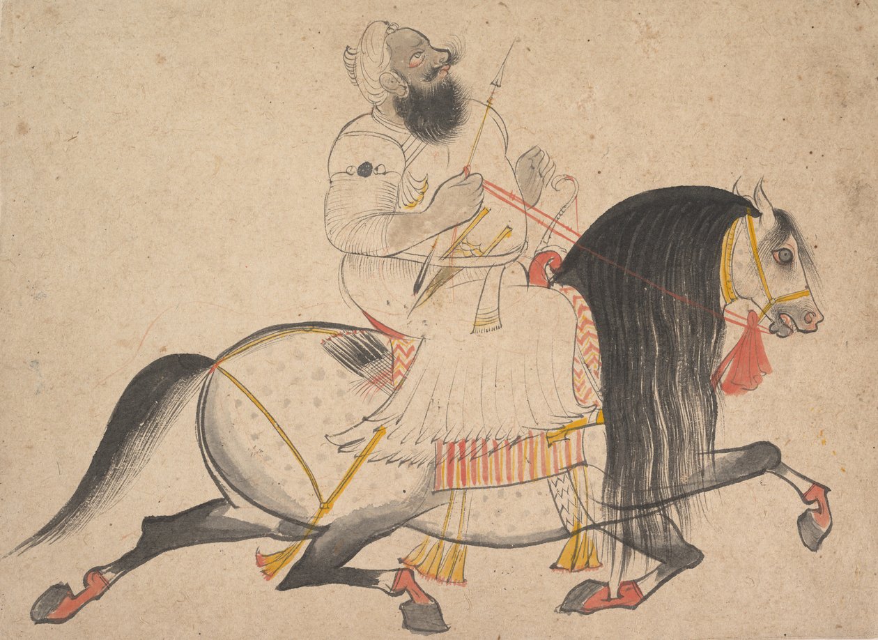Jezdecký portrét šlechtice, ca. 1775. od Bakhta