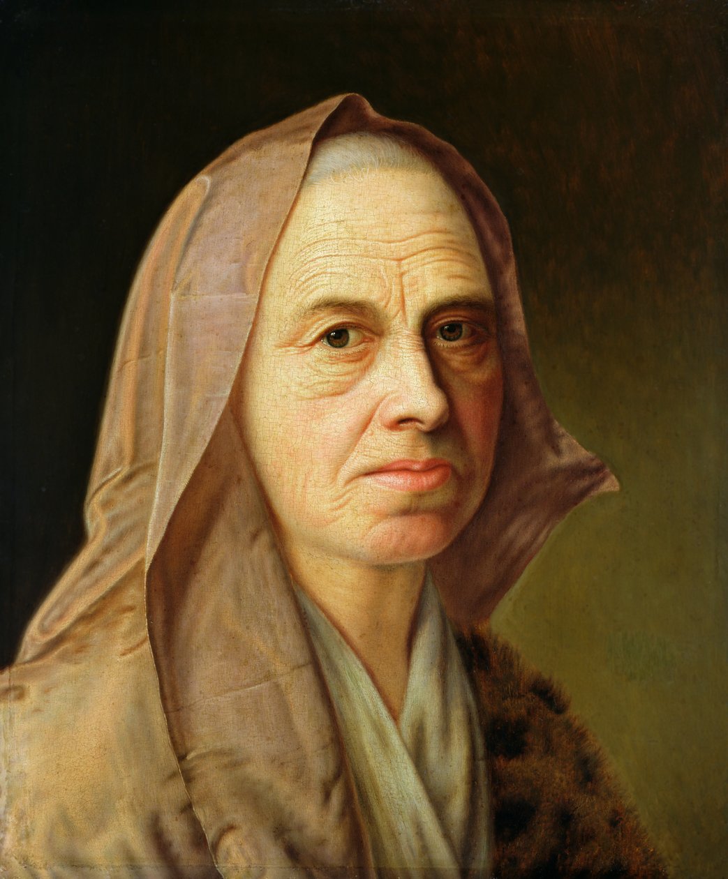 Stará žena od Balthasar Denner