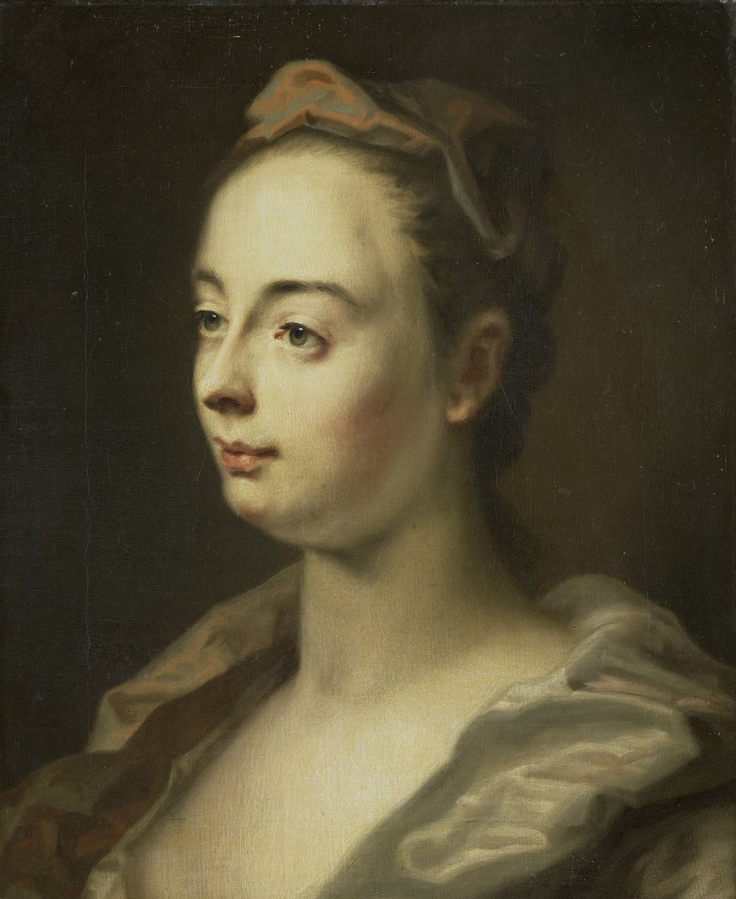 Portrét ženy od Balthasar Denner