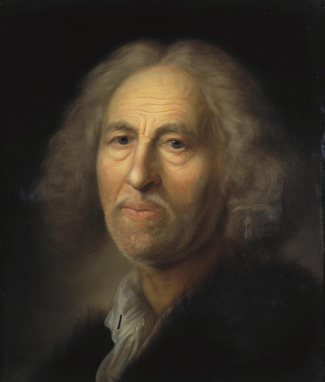Portrét starého muže od Balthasar Denner