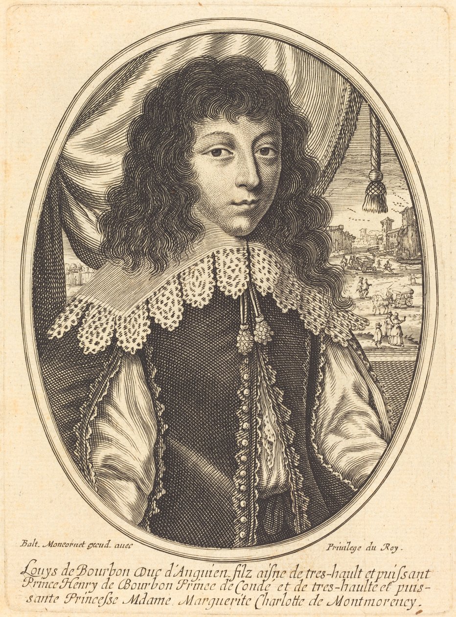 Louis II z Bourbon-Condé od Balthasar Moncornet