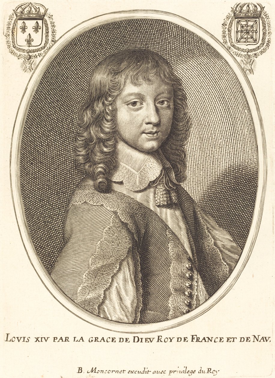 Ludvík XIV od Balthasar Moncornet