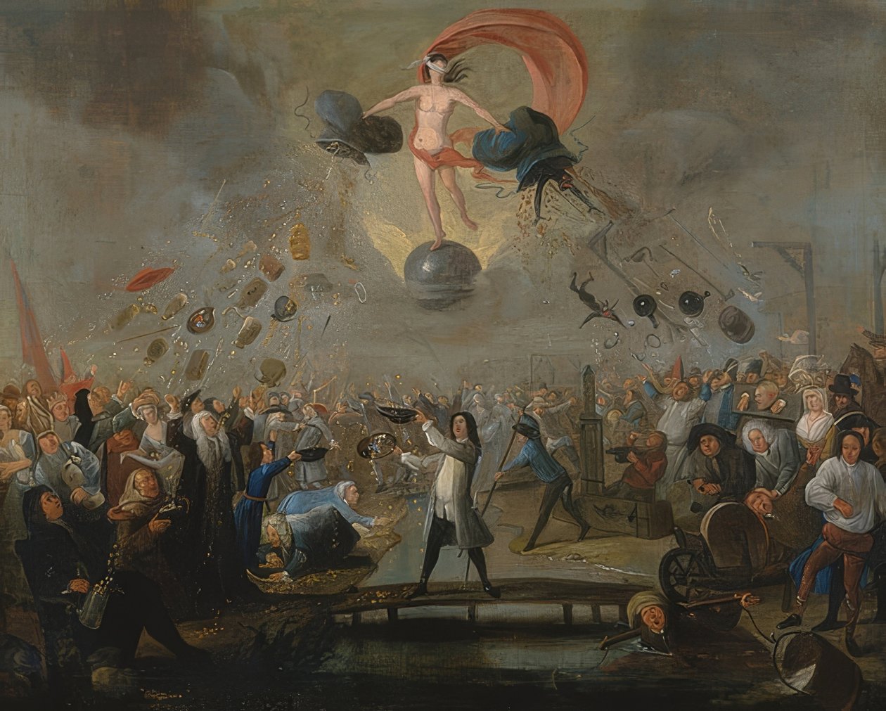 Alegorie osudu. Kolem roku 1730 od Balthasar Nebot