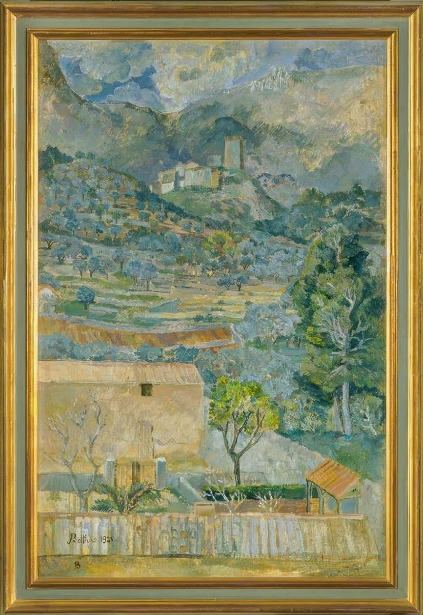 Provensálská krajina od Baltusz Klossowski de Rola