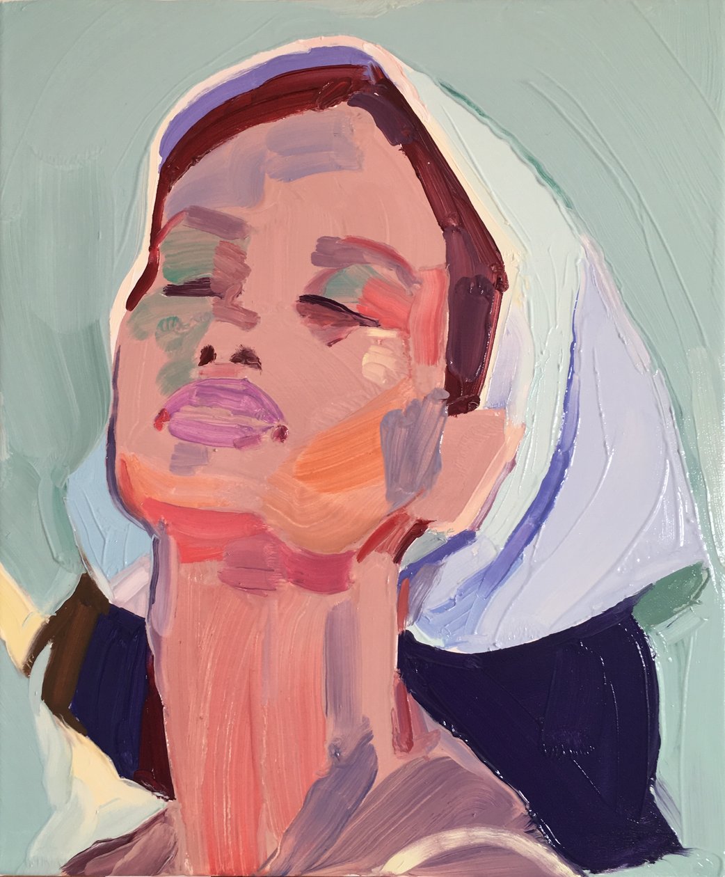 „Mokré na mokré“, 2018 od Barbara Hoogeweegen