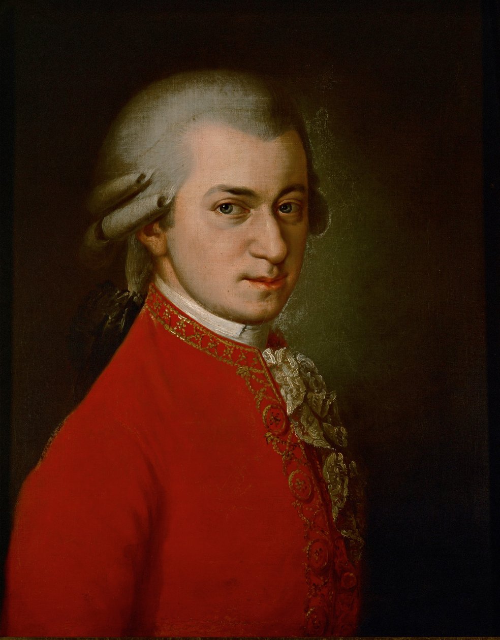 Wolfgang Amadeus Mozart ... (olej na plátně) od Barbara Krafft