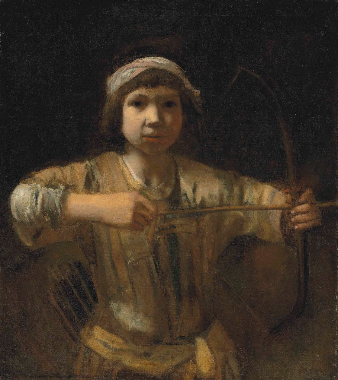 Izmael s lukem a šípem od Barent Fabritius