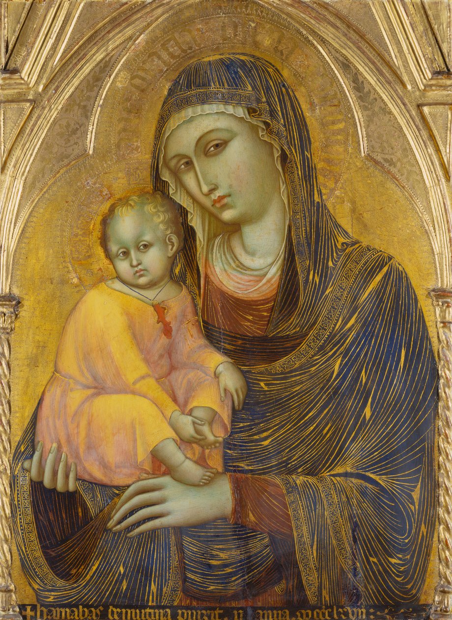Madonna a dítě od Barnaba da Modena