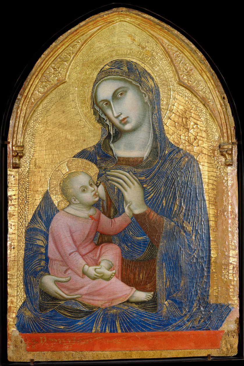 Panna Maria s dítětem ... od Barnaba da Modena