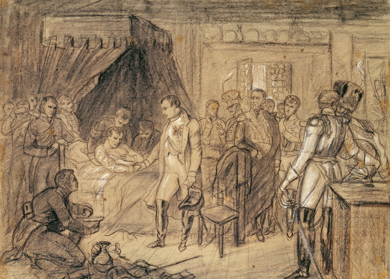 Smrt maršála Jeana Lannese (1769-1809), vévody z Montebella od Antoine Jean Gros