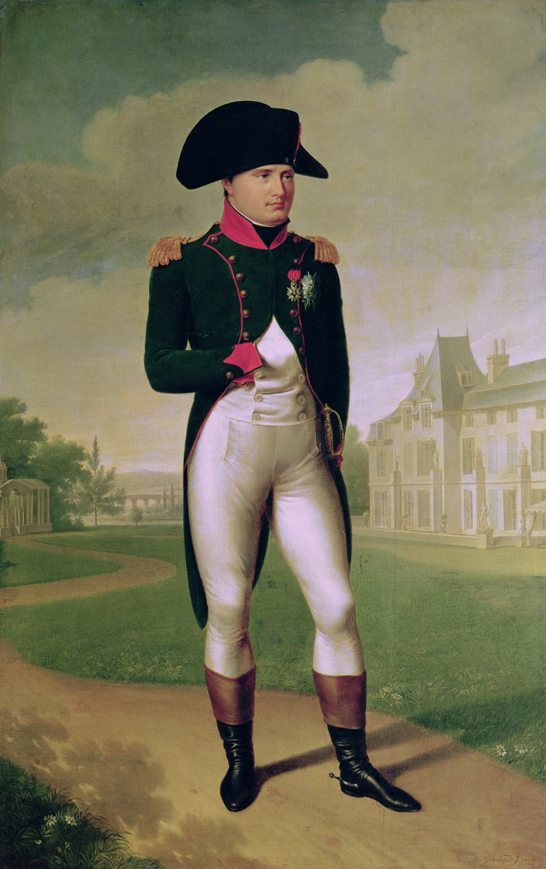 Napoleon I. (1769-1821) před zámkem Malmaison, 1804 od Baron François Pascal Simon Gérard