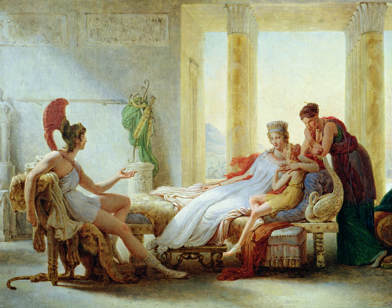 Aeneas vypráví Dido o katastrofě v Tróji, 1815 od Baron Pierre Narcisse Guerin