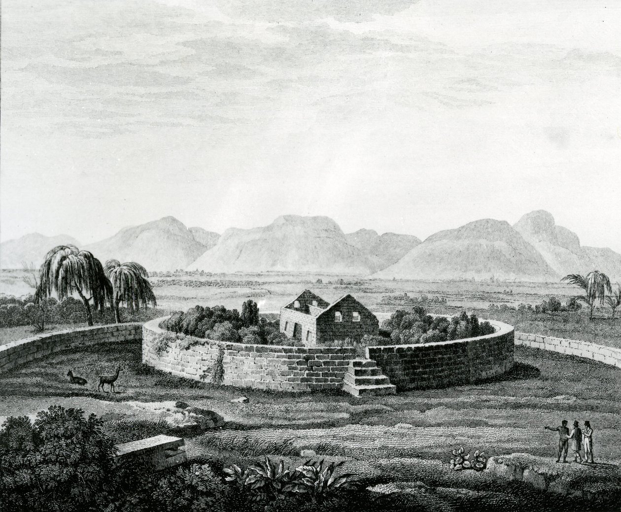 Peruánský památník Canar od Baron Friedrich Alexander von Humboldt