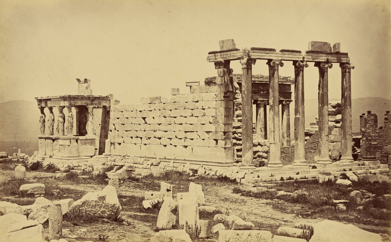 Athény - Erechtehion. od Baron Paul des Granges