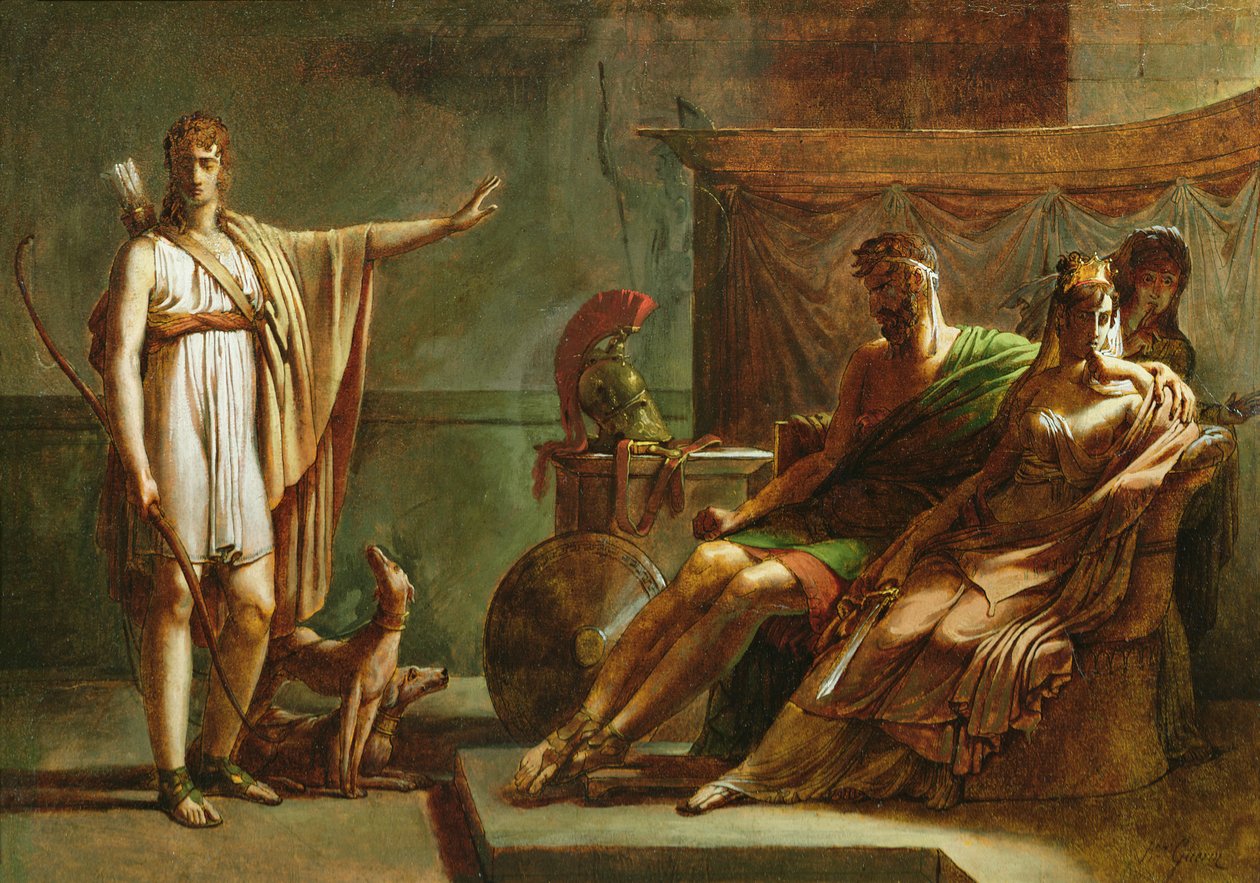 Phaedra a Hippolytus, 1802 od Baron Pierre Narcisse Guerin