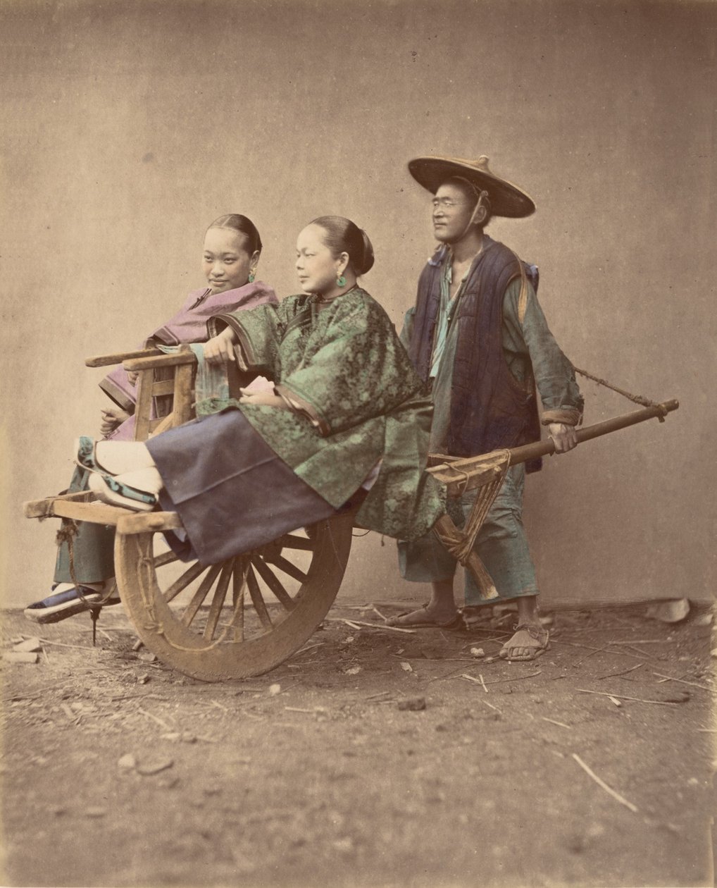 Trakař, 70. léta 19. století. od Baron Raimund von Stillfried