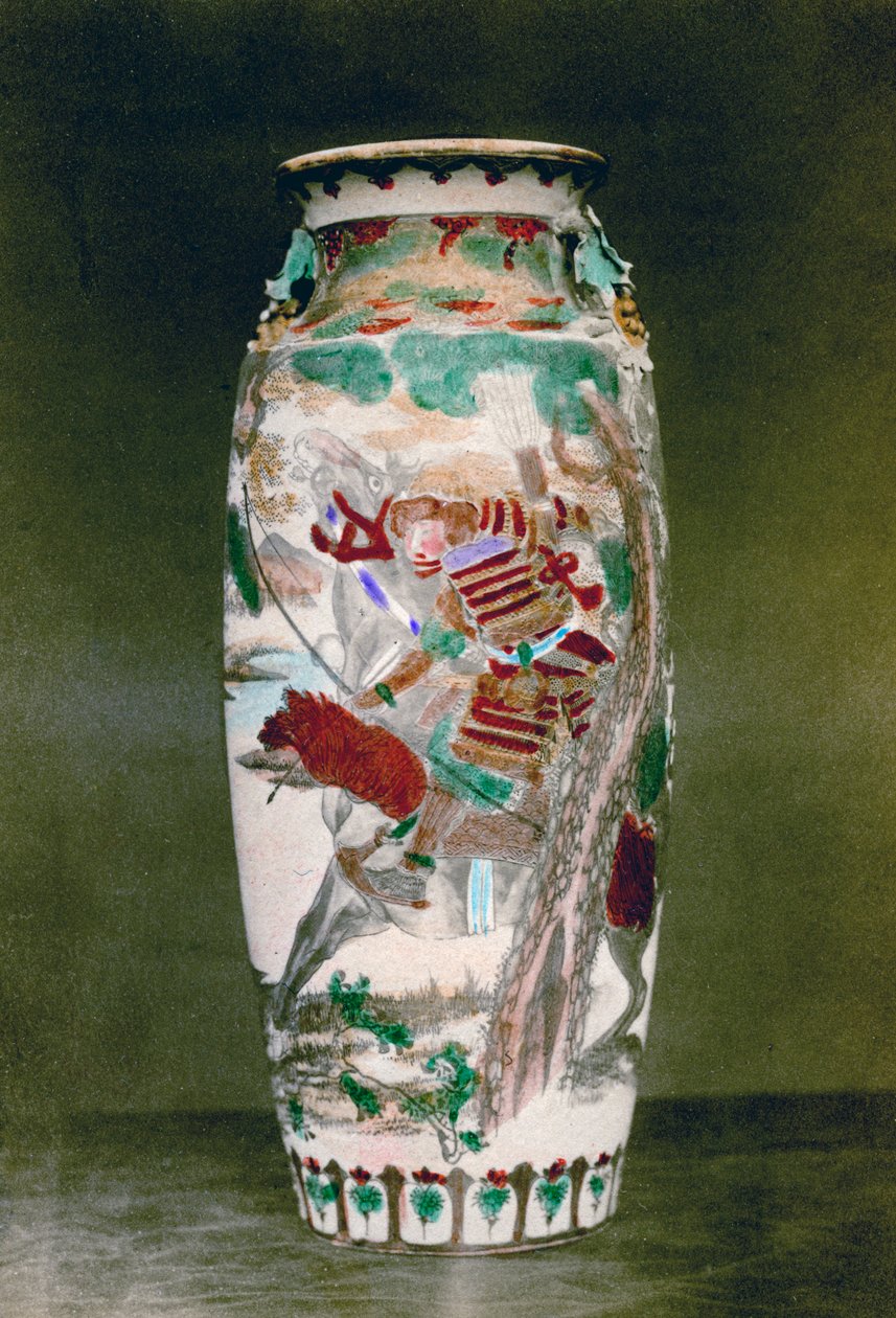 Satsuma vase, Japan, 1882 od Baron Raimund von Stillfried