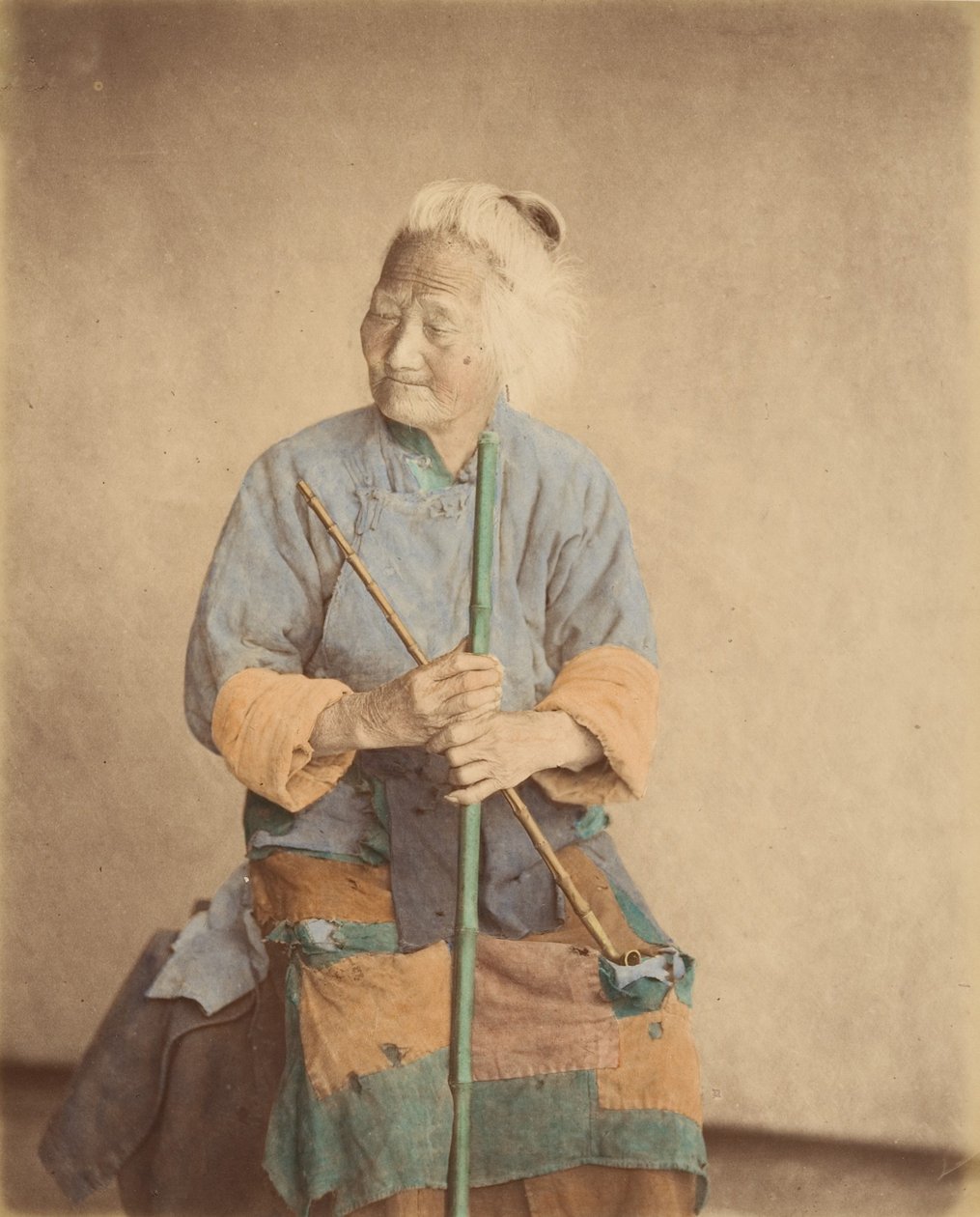Starý žebrák, 70. léta 19. století. od Baron Raimund von Stillfried