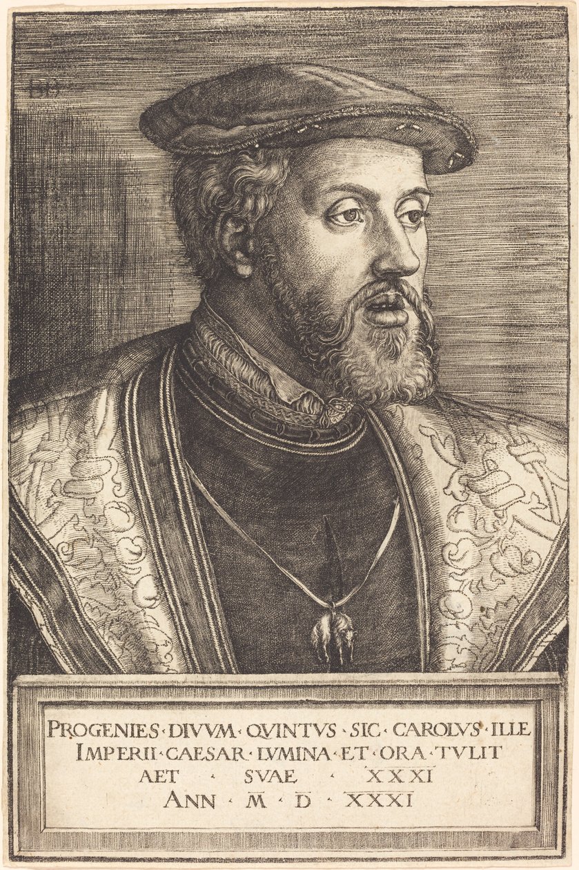 Císař Karel V od Barthel Beham