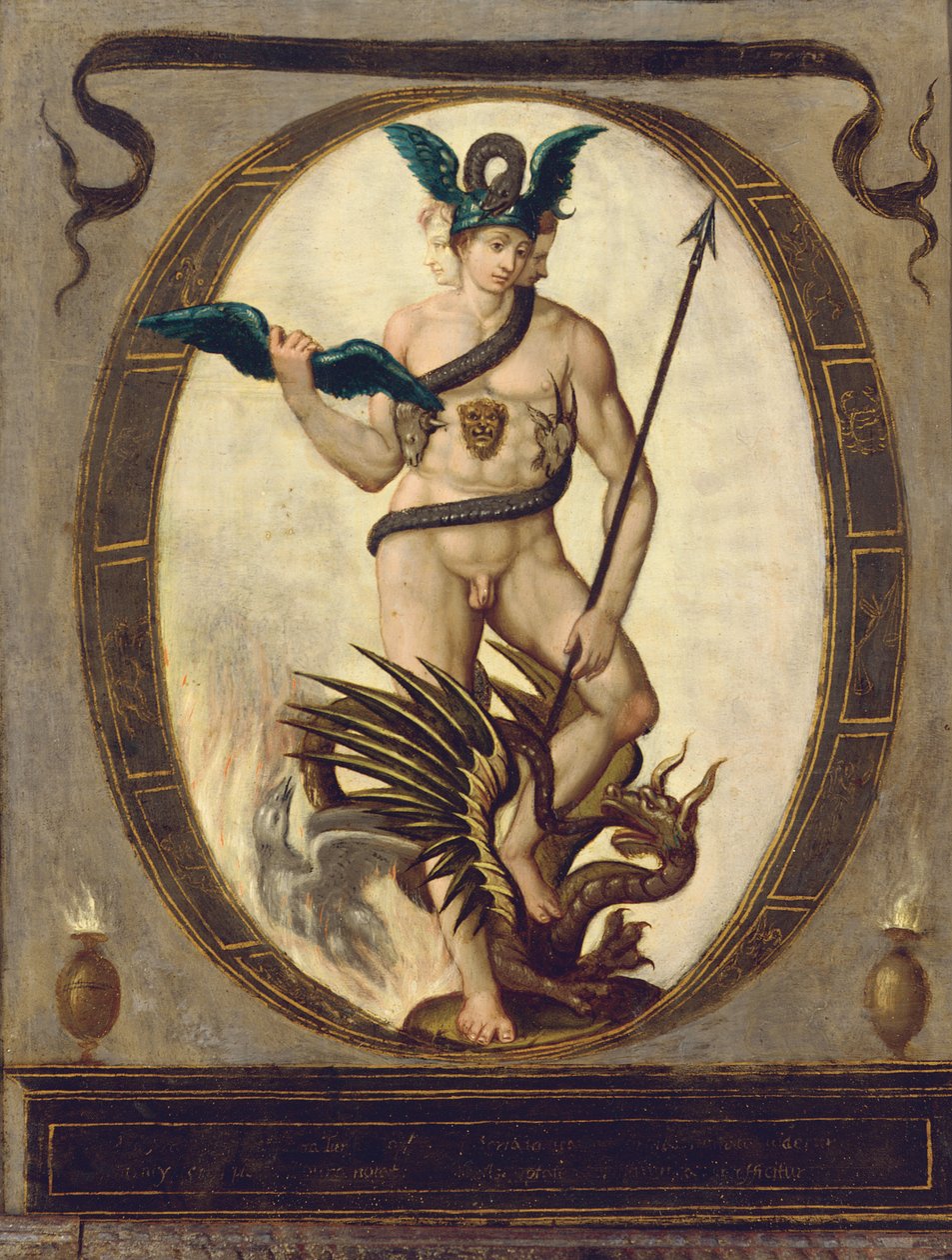 Alegorie alchymie od Bartholomaeus Spranger