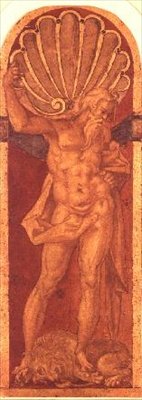 Herkules (tužka) od Bartholomaeus Spranger