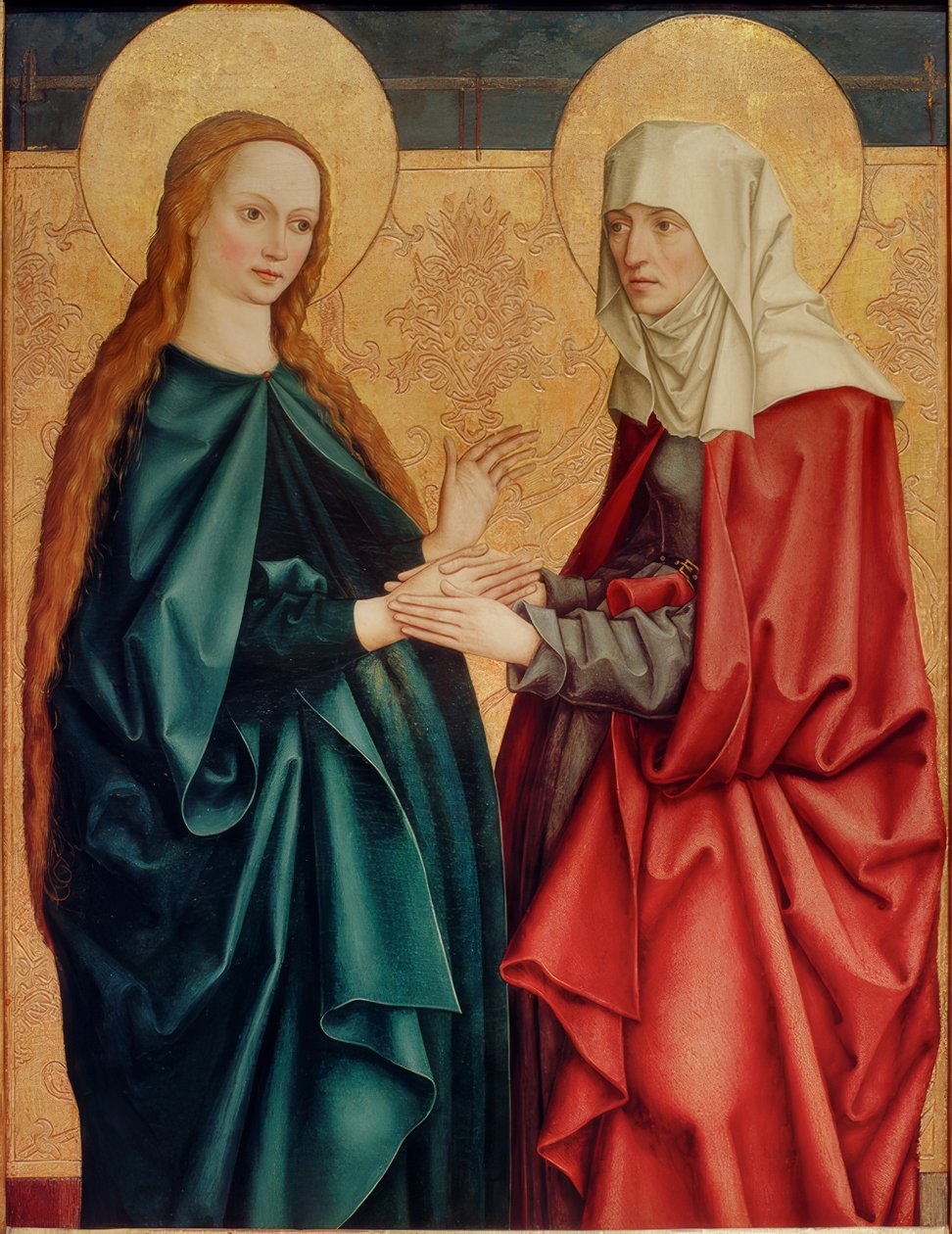 Návštěva Marie od Bartholomäus Zeitblom