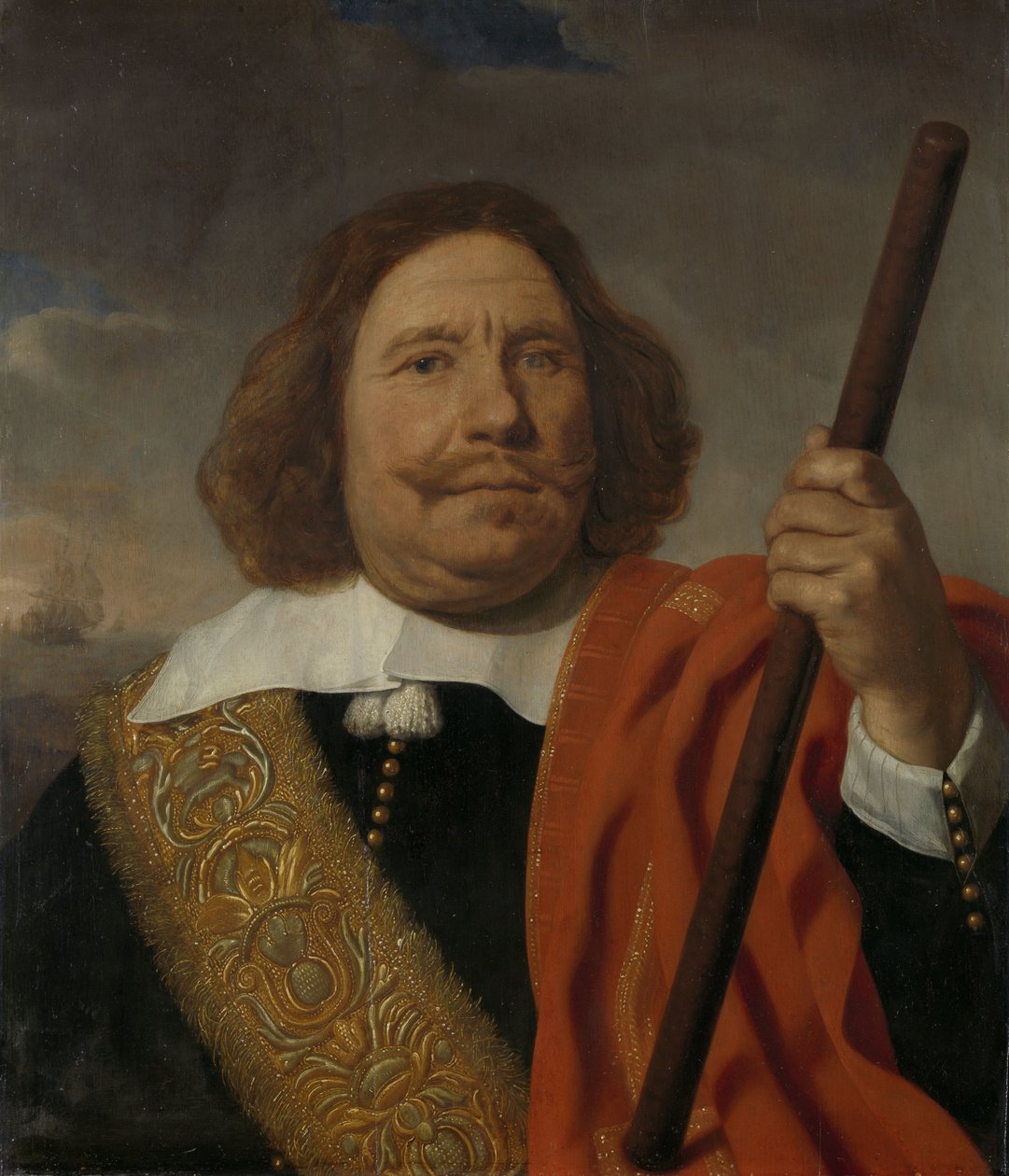 Egbert Meeuwsz Cortenaer (1600-65). Viceadmirál, admiralita Maas, Rotterdam od Bartholomeus van der Helst