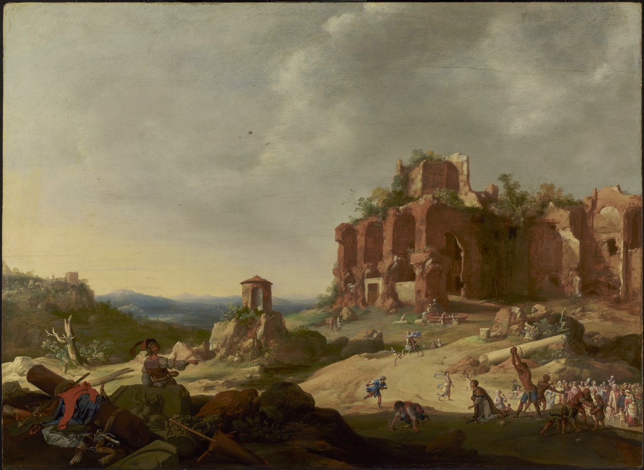 Ukamenování svatého Štěpána od Bartholomeus Breenbergh