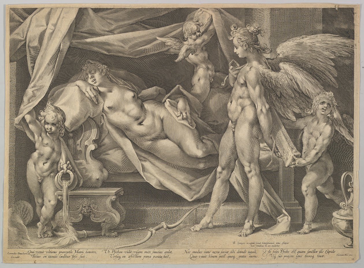 Cupid & Psyche, ca. 1631 od Bartholomeus Spranger