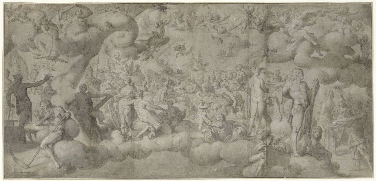 Svatba Amora a Psyché od Bartholomeus Spranger
