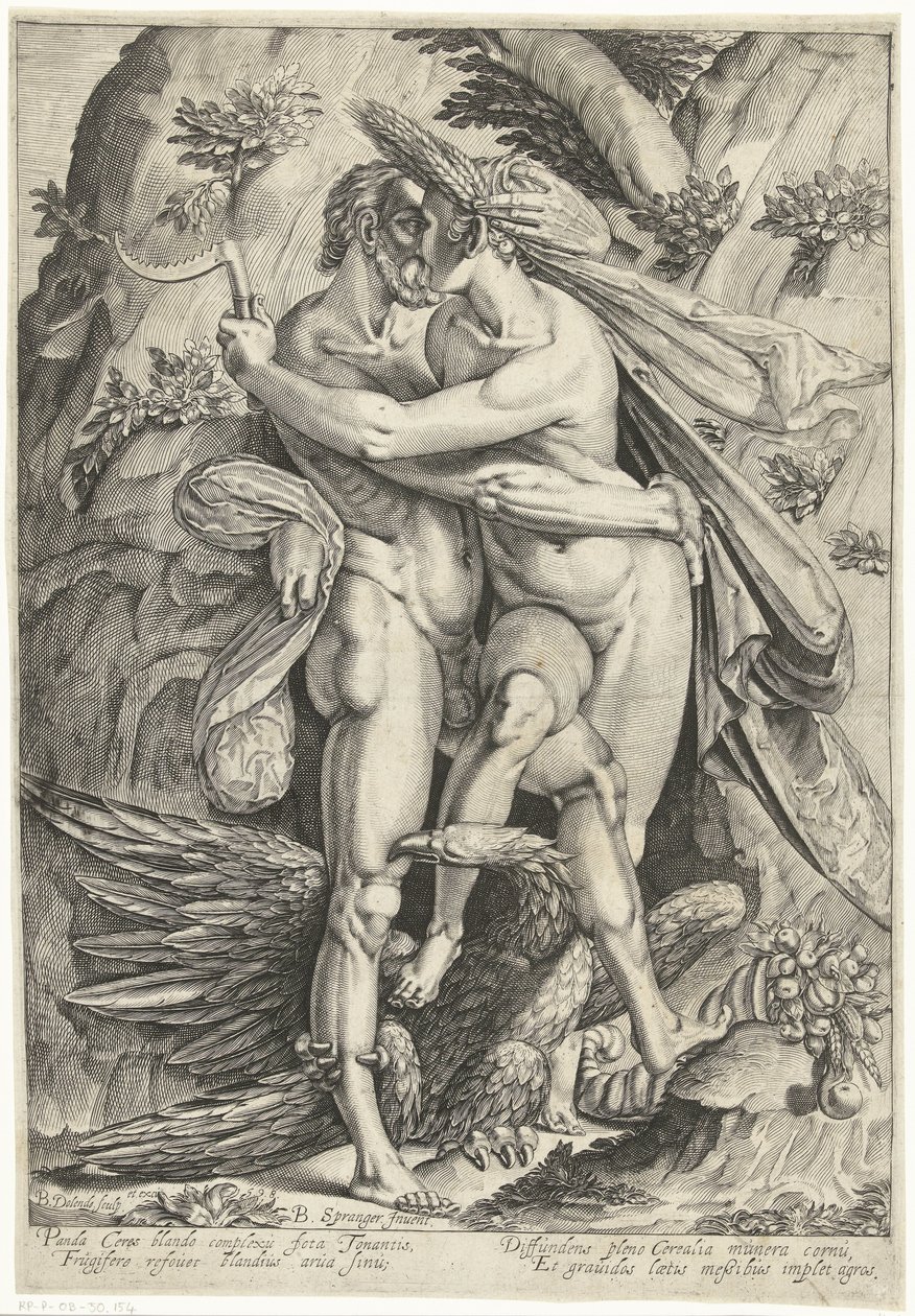 Pluto a Ceres od Bartholomeus Willemsz. Dolendo
