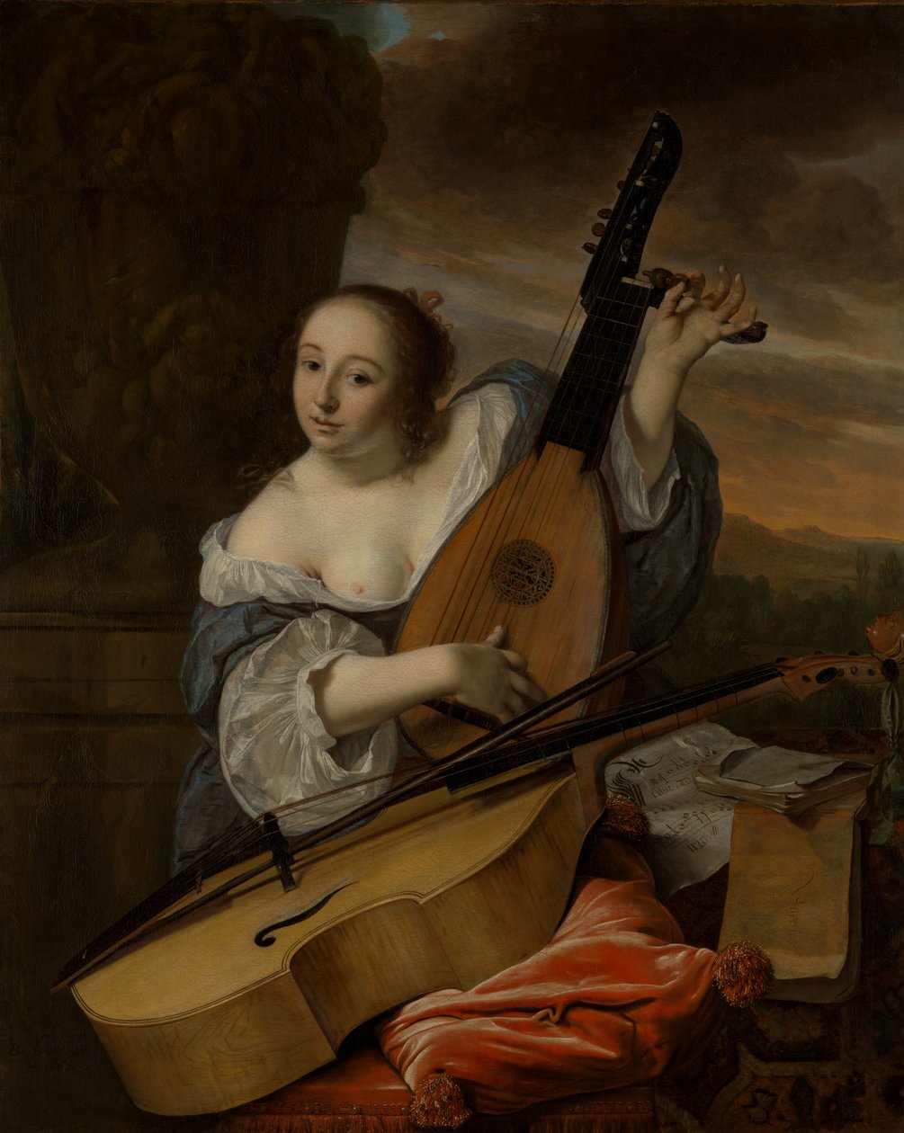 Hudebník, 1662. od Bartholomeus van der Helst