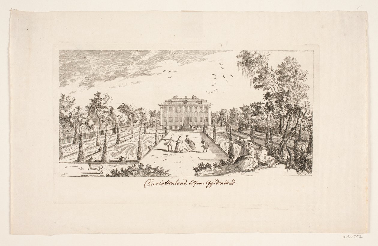 "Charlottenlund dříve Gyldenlund" od Bartholomæus Roque