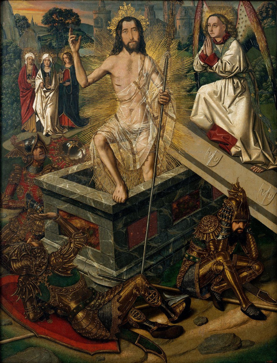 Vzkříšení od Bartolomé Bermejo