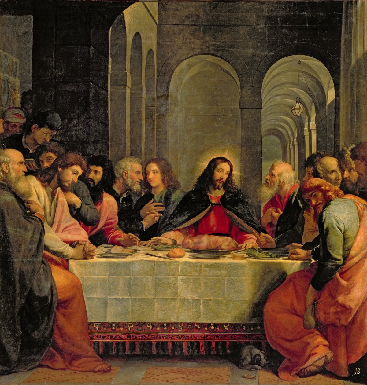 Poslední večeře od Bartolomé Carducho