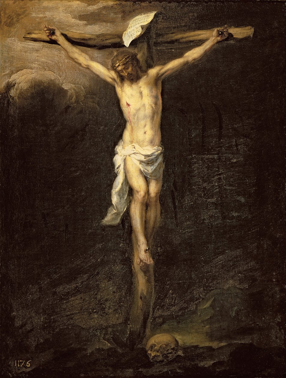 Kristus na kříži, 1672 od Bartolomé Esteban Murillo