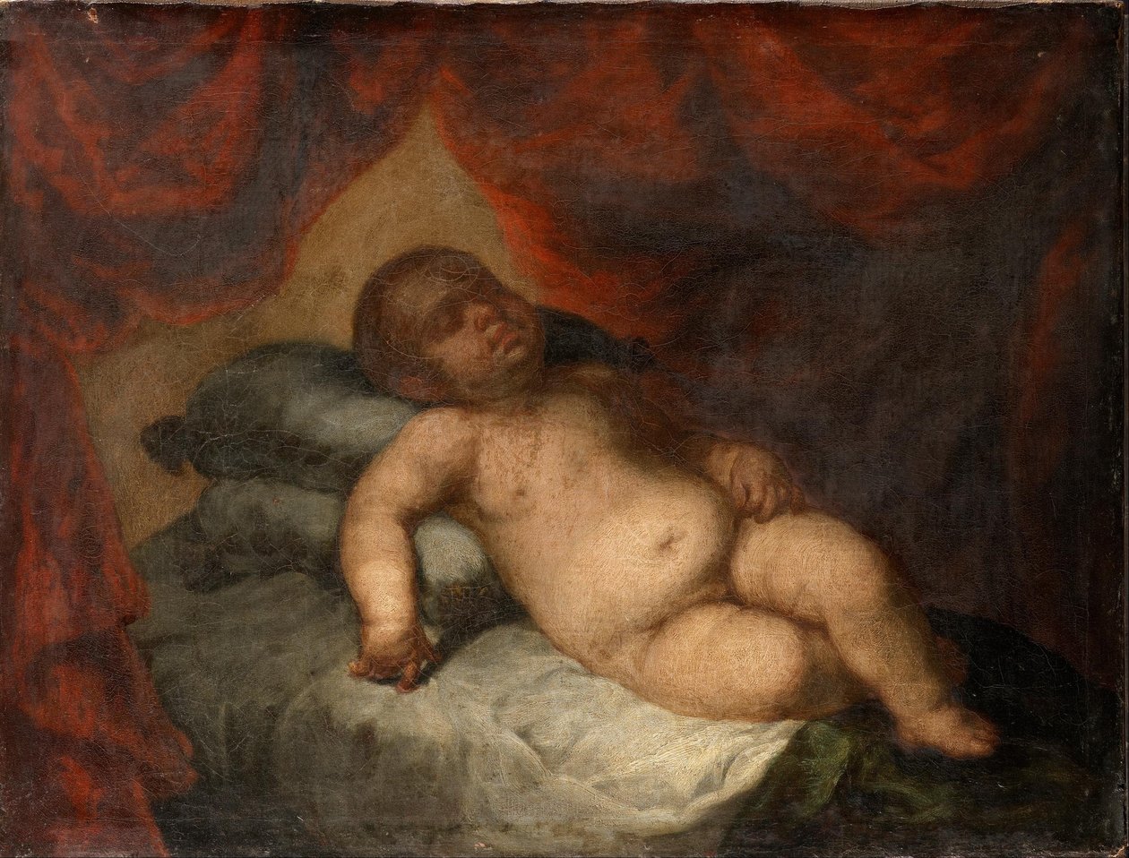 Malé dítě spí od Bartolomé Esteban Murillo