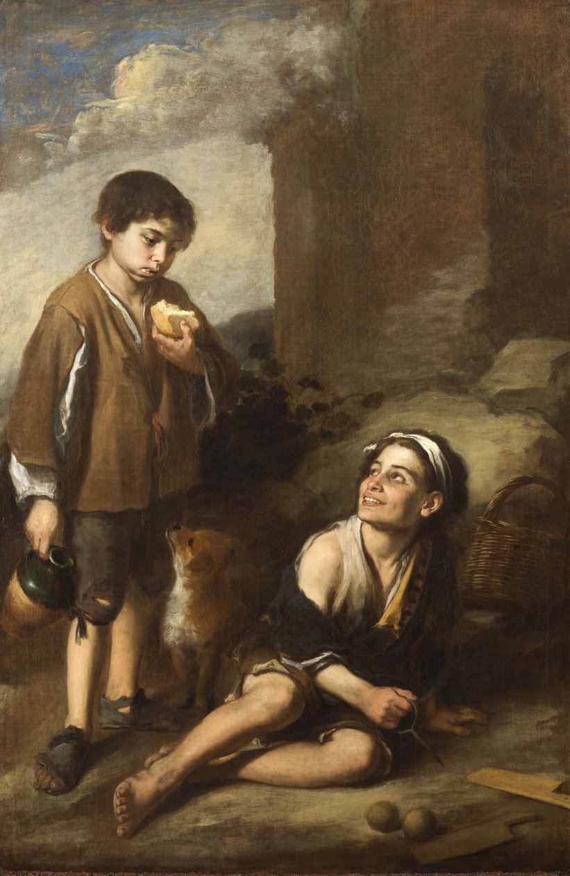 Pozvánka do hry o prsten (Dulwich Picture Gallery) od Bartolomé Esteban Murillo