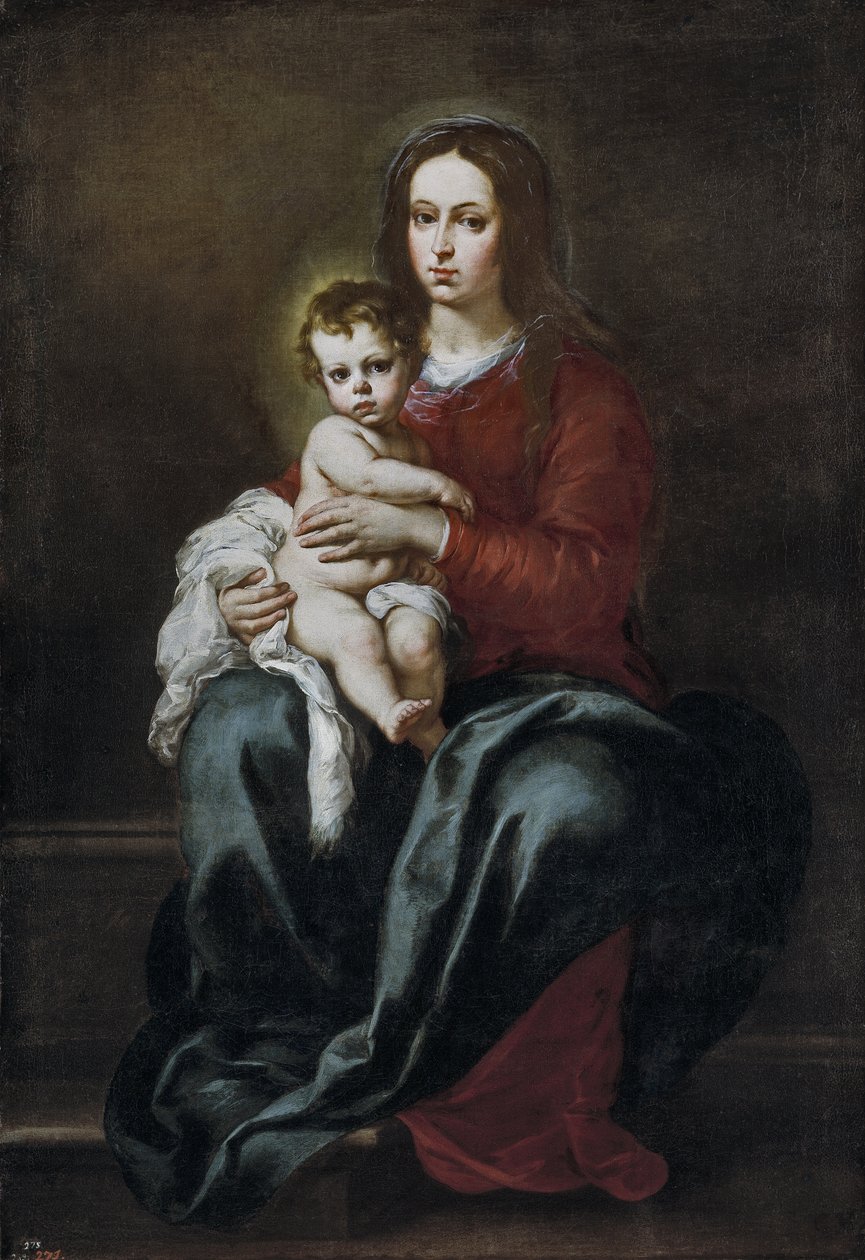 Madonna a dítě od Bartolomé Esteban Murillo