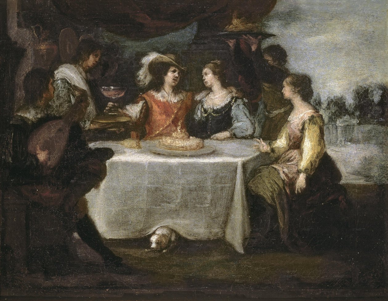 Rozptýlení marnotratného syna od Bartolomé Esteban Murillo