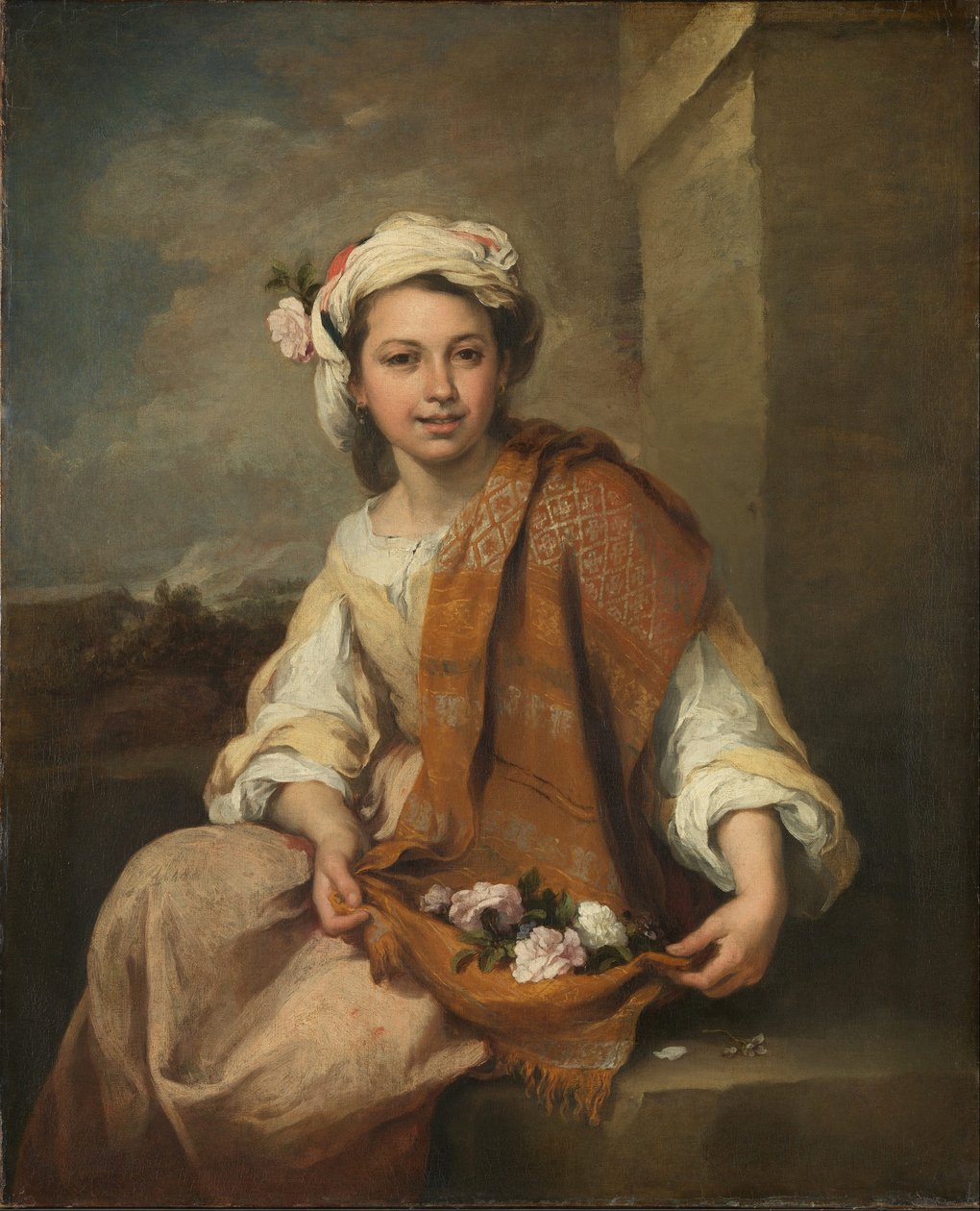 Květinová dívka od Bartolomé Esteban Murillo