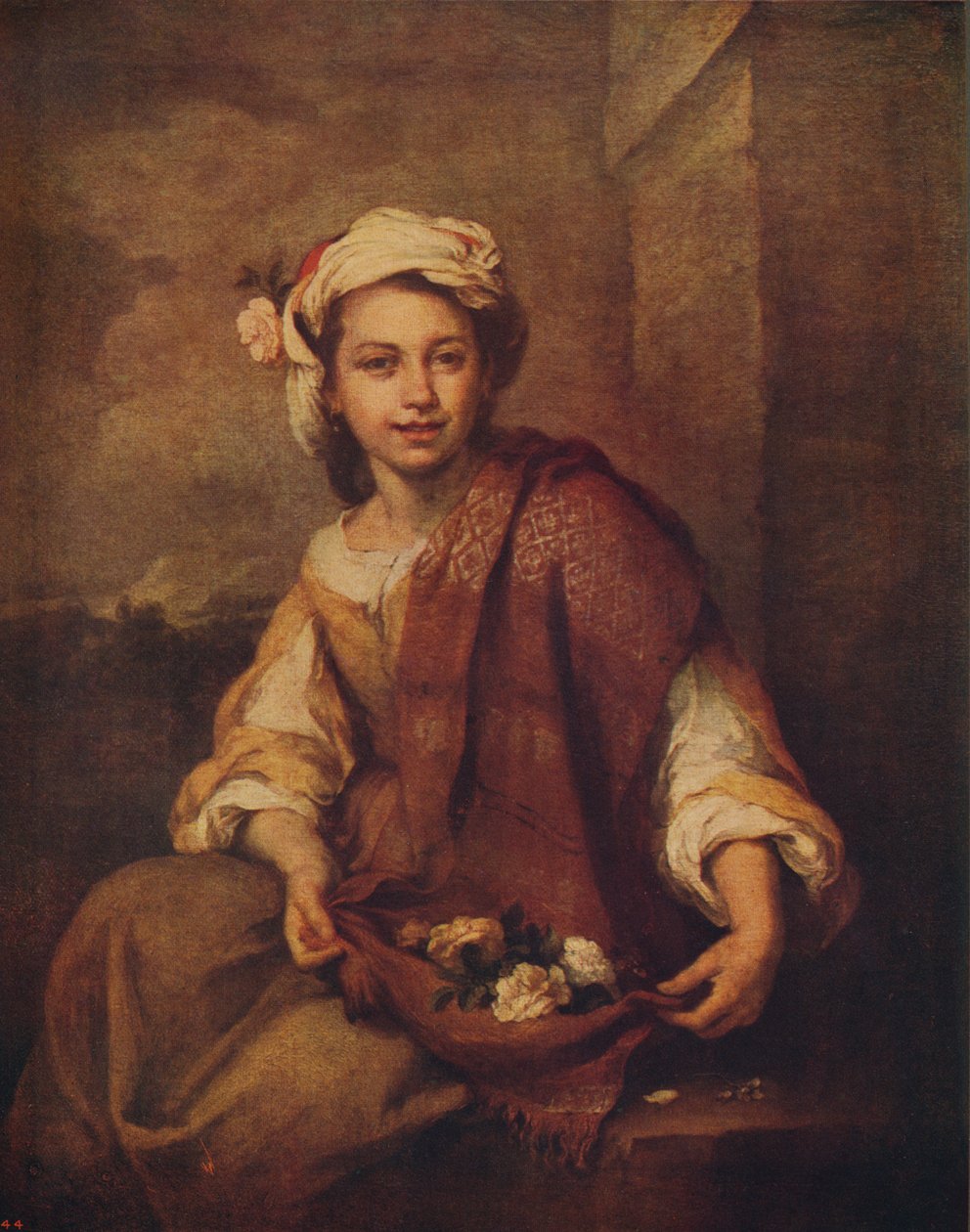 Španělská květinka, 1665-1670, c1915 od Bartolomé Esteban Murillo