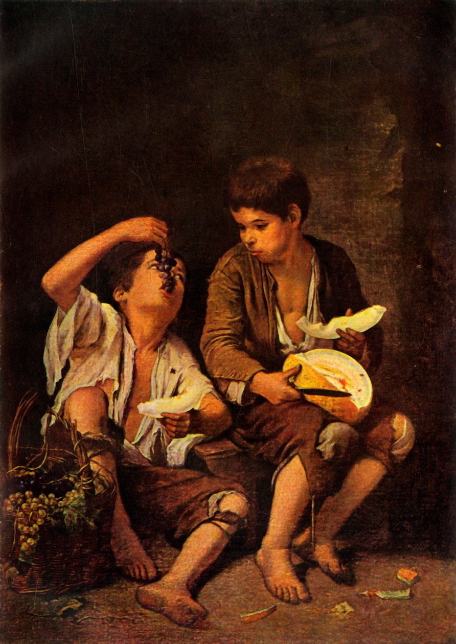 The Melon Eaters, c1650, 1946. od Bartolomé Esteban Murillo