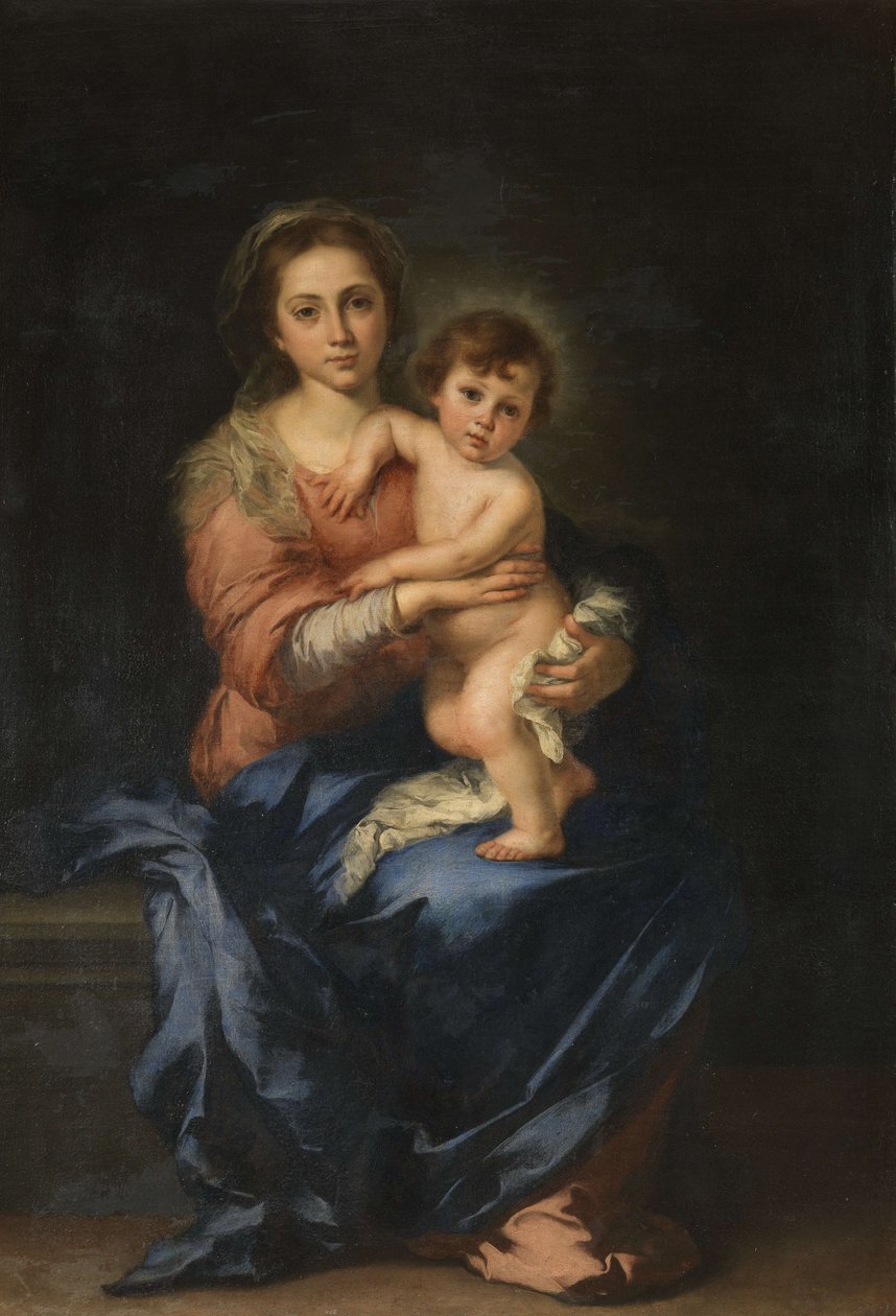 Panna a dítě, 1650. od Bartolomé Esteban Murillo