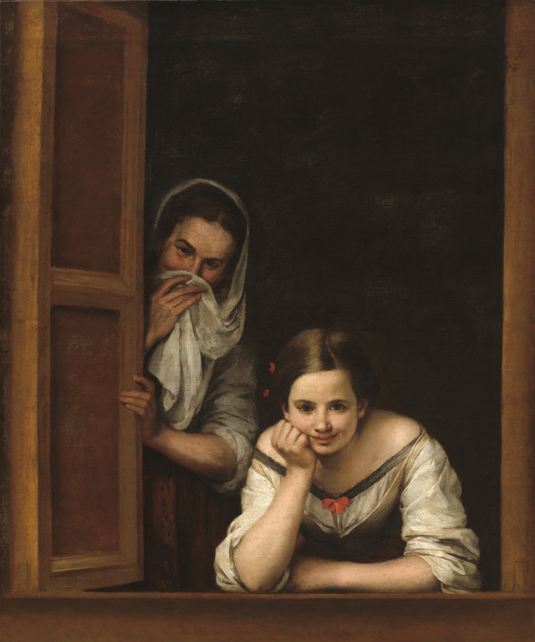 Dvě ženy u okna od Bartolomé Esteban Murillo