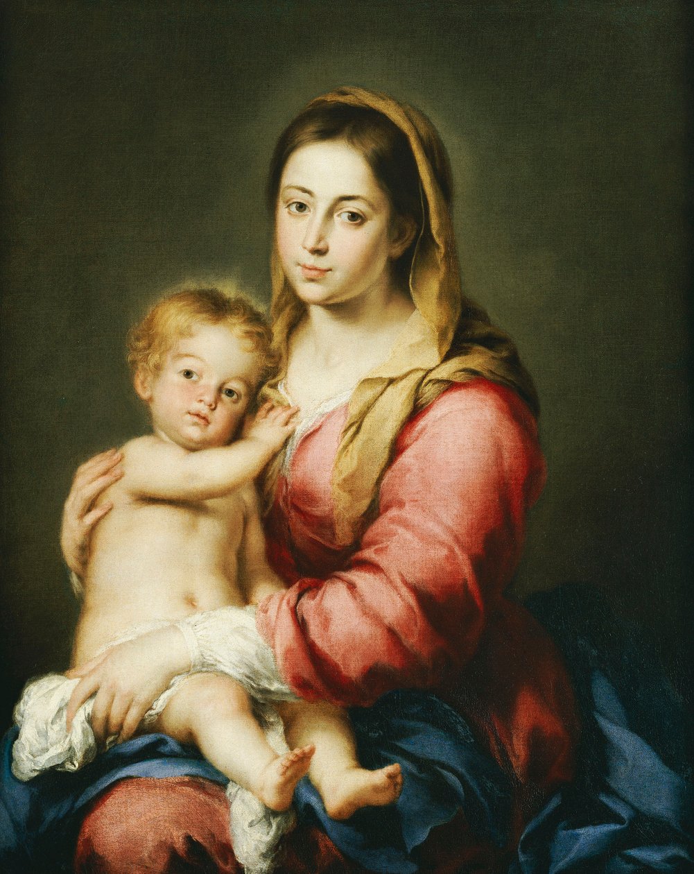 Panna a dítě od Bartolomé Esteban Murillo